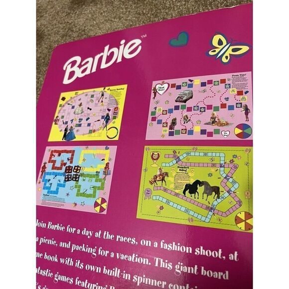 Rare Vintage Barbie Big Game Book 1997 by Golden Books - Picture 6 of 10
